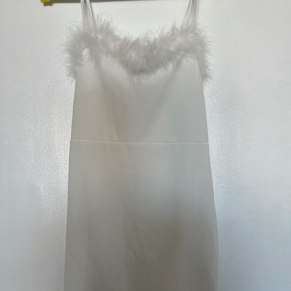 Never worn white mini dress